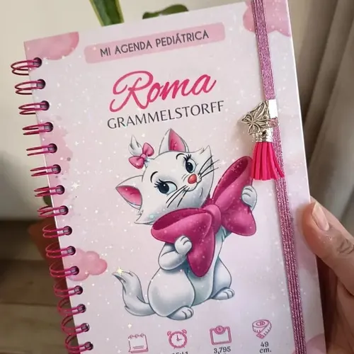 Agenda pediátrica personalizada Aristogatos